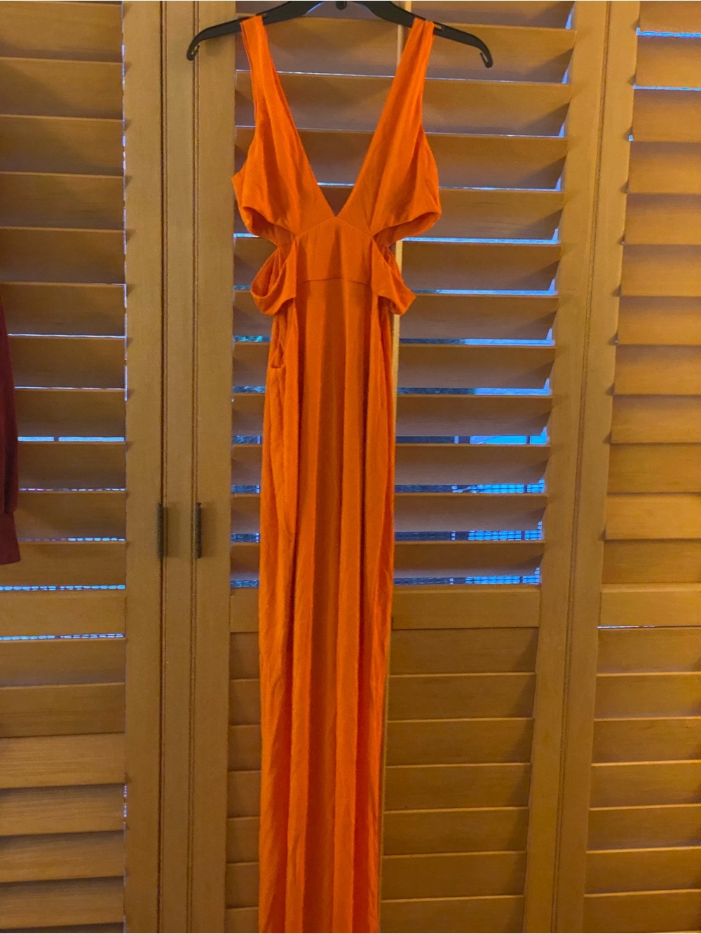 Ramy Brook Cara Cutout Column Slit Gown - Picture 3 of 7
